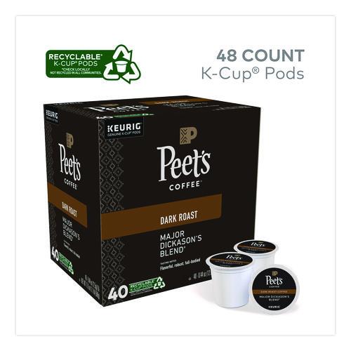 Image of Peet's Coffee & Tea® 5000367923 Major Dickason's Blend K-Cups, 0.44 oz, 40/Box