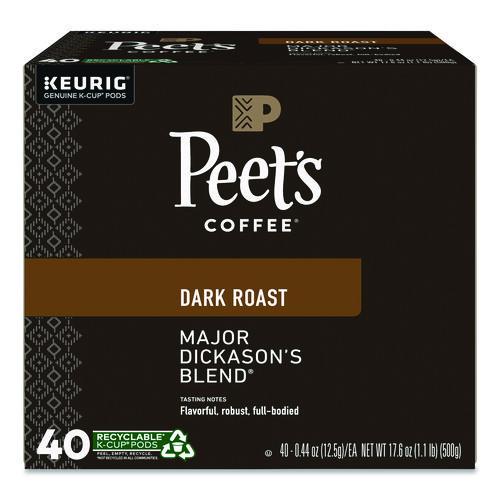 Image of Peet's Coffee & Tea® 5000367923 Major Dickason's Blend K-Cups, 0.44 oz, 40/Box