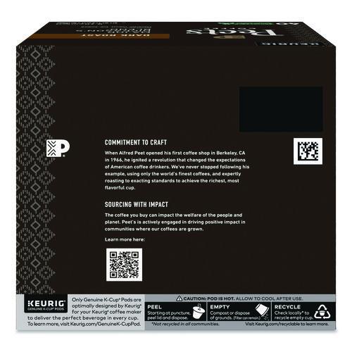 Image of Peet's Coffee & Tea® 5000367923 Major Dickason's Blend K-Cups, 0.44 oz, 40/Box