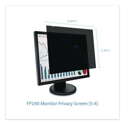 Image of Kensington® K55781WW Anti-Glare Reversible Privacy Screen for 19" Widescreen Flat Panel Monitor, 5:4 Aspect Ratio