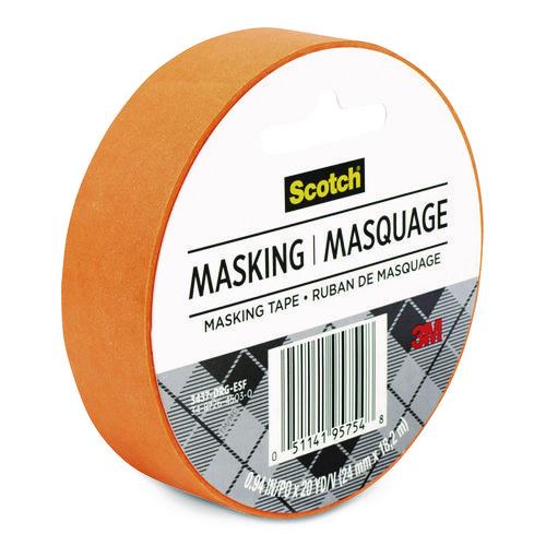 Image of Scotch® 3437-ORG EXPRESSIONS MASKING TAPE, 3" CORE, 0.94" X 20 YDS, TANGERINE