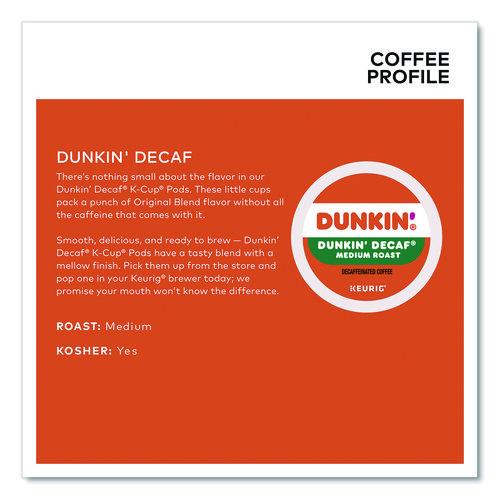 Image of Dunkin'Â® K-CUP PODS, DUNKIN' DECAF, 44/BOX