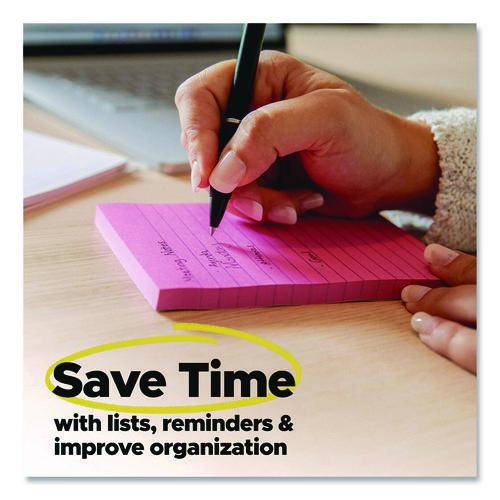 Image of Post-it® Notes Super Sticky 654-10SSCY Super Sticky Pads in Canary Yellow, 3 x 3, 90 Sheets/Pad, 10 Pads/Pack