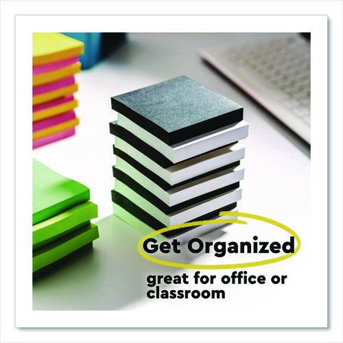 Image of Post-itÂ® Notes Super Sticky Super Sticky Pads in Energy Boost Collection Colors, 3 x 3, Limeade, 90 Sheets/Pad, 5 Pads/Pack
