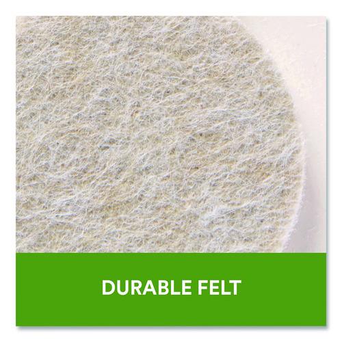 Image of Scotch FP845-199NA Felt Pad Protectors, Assorted Sizes and Shapes, Beige, 199/Pack