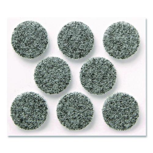 Image of Scotch SP872-NA Felt Pad Protectors, 1" Diameter, Gray, 16/Pack