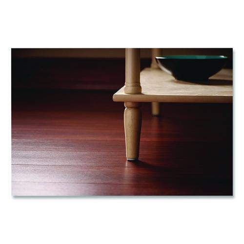 Image of Scotch SP872-NA Felt Pad Protectors, 1" Diameter, Gray, 16/Pack