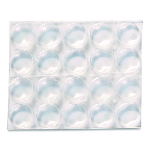 Image of ScotchÂ® Bumpers, 0.5" dia, Clear, 40/Pack