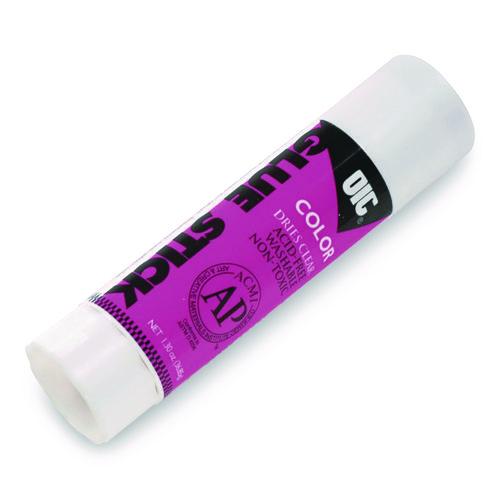 Image of Officemate 50006 Glue Stick,1.3 oz, Applies Purple, Dries Clear