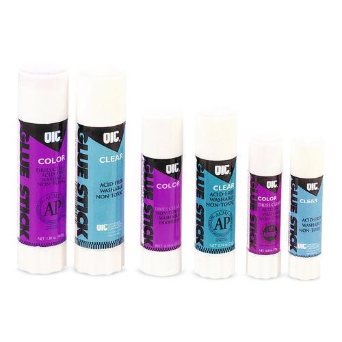 Image of Officemate 50006 Glue Stick,1.3 oz, Applies Purple, Dries Clear