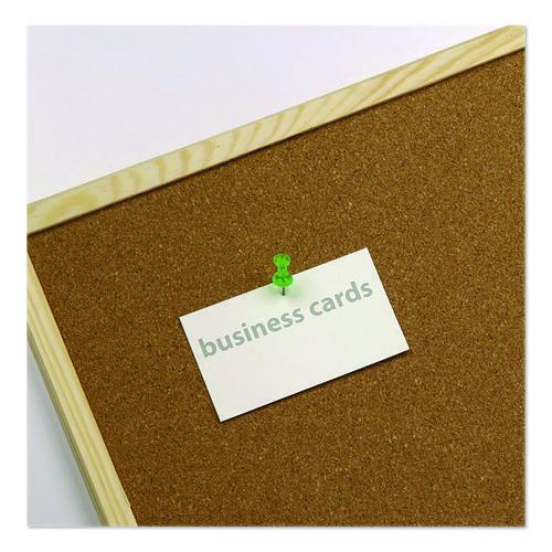 Image of Officemate OIC35710 Push Pins, Assorted Plastic Head, 0.5" Pin, 200/Pack
