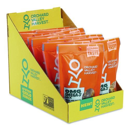Image of Orchard Valley Harvest® JOHV13696 Omega-3 Mix, 2 oz Bag, 14/Carton