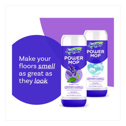 Image of SwifferÂ® PowerMop Mopping Pads, 15.4 x 5.3, White/Purple, 8/Pack