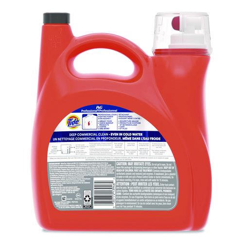 Image of TideÂ® Professional Commercial HE Liquid Laundry Detergent, 129 Loads, 170 oz Bottle with Dispensing Tap