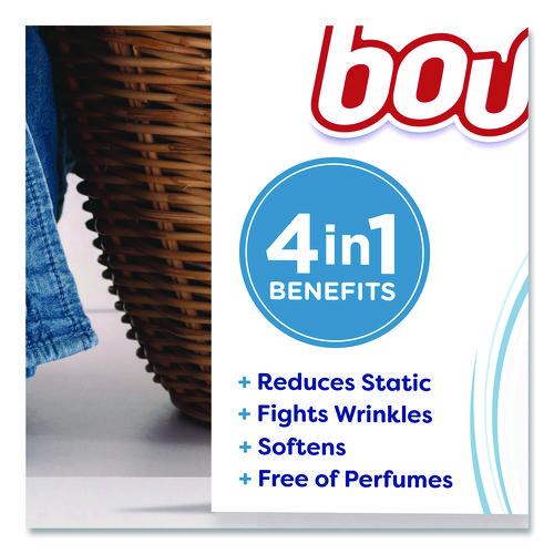 Image of Bounce® 24684 free and gentle Dryer Sheets, Fragrance Free, 240 Sheets/Box