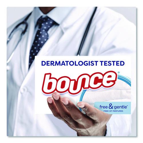 Image of Bounce® 24684 free and gentle Dryer Sheets, Fragrance Free, 240 Sheets/Box