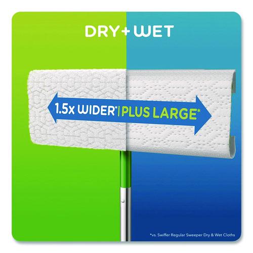 Image of Swiffer® 33903 Sweeper XL Dry Refill Cloths, 16.9 x 9.8, White, 16/Box