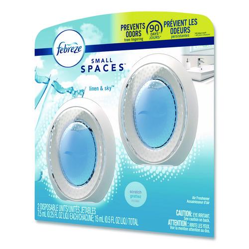 Image of Febreze® 93326EA smallSPACES, Linen and Sky, 0.25 oz, 2/Pack