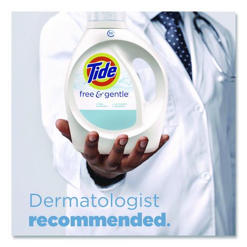 Image of Tide® 21440 Free and Gentle Liquid Laundry Detergent, 64 Loads, 84 oz Bottle