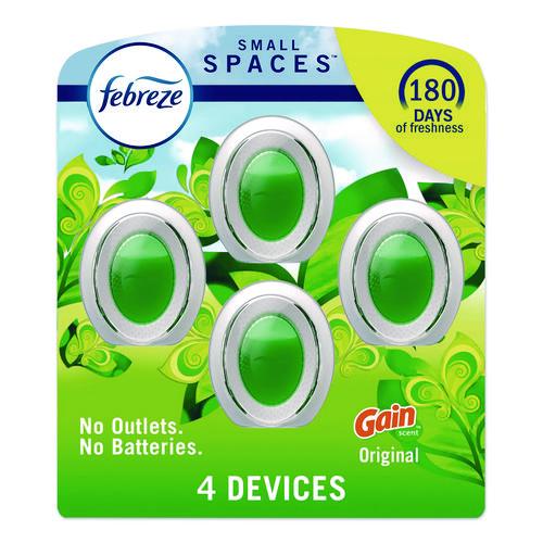 Image of FebrezeÂ® smallSPACES, Gain Original, 0.25 oz, 4/Pack