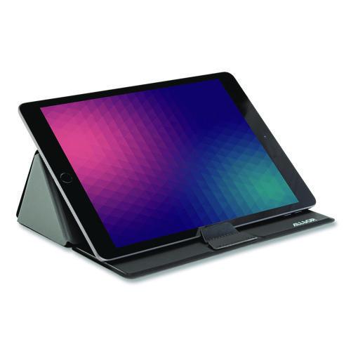 Image of Allsop® 32670 Foldio Laptop and Tablet Stand, +30 Tilt, 9.5" x 14.5" x 3", Black, Supports 7 lb