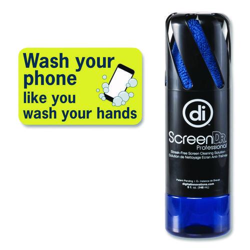 Image of Digital Innovations DGI4111200 Screen Dr Professional Screen Cleaning Kit, 5 oz Spray Bottle with Microfiber Cloth