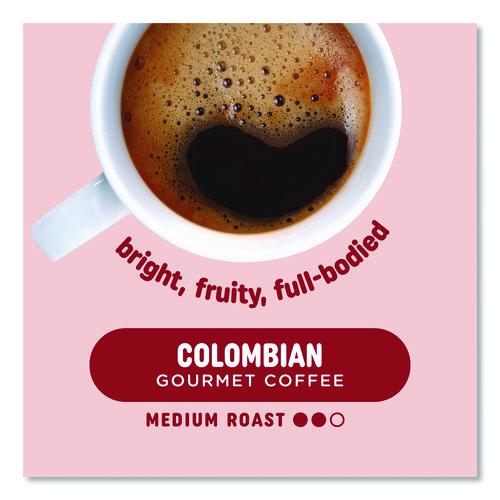 Image of Pick Me Up Provisions 52969CT Colombian Coffee K-Cups, 24/Box, 96/Carton