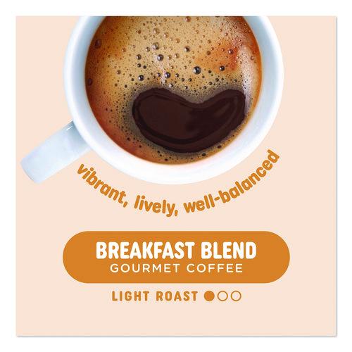 Image of Pick Me Up Provisions 5000381024 Breakfast Blend Coffee K-Cups, 24/Box