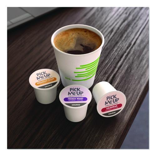 Image of Pick Me Up Provisions 5000381025 Colombian Coffee K-Cups, 24/Box