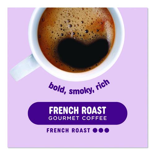 Image of Pick Me Up Provisions 5000381026 French Roast Coffee K-Cups, 24/Box