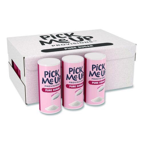 Image of Pick Me Up Provisions PM62433CT/94203 Pure Sugar, 20 oz Canister, 24/Carton