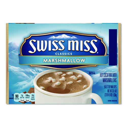 Image of Swiss Miss® GOV47492 Marshmallow Hot Cocoa Mix, 0.73 oz Packet, 50/Box