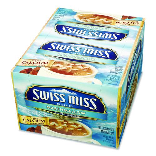 Image of Swiss Miss® GOV47492 Marshmallow Hot Cocoa Mix, 0.73 oz Packet, 50/Box