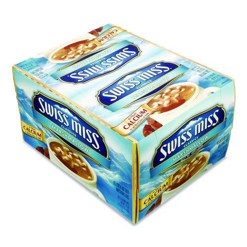 Image of Swiss Miss® GOV47492 Marshmallow Hot Cocoa Mix, 0.73 oz Packet, 50/Box