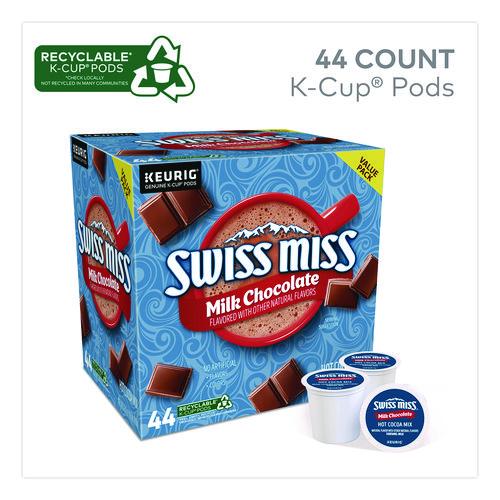 Image of Swiss Miss® 5000345148 Milk Chocolate Hot Cocoa K-Cups, 0.65 oz, 44/Box