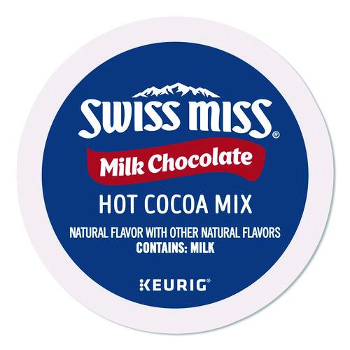 Image of Swiss Miss® 5000345148 Milk Chocolate Hot Cocoa K-Cups, 0.65 oz, 44/Box