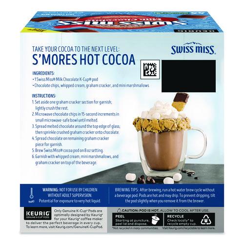 Image of Swiss Miss® 5000345148 Milk Chocolate Hot Cocoa K-Cups, 0.65 oz, 44/Box