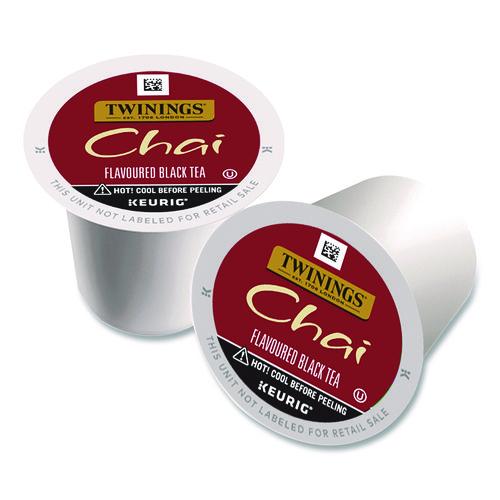 Image of TWININGS® TNA09954 Tea K-Cups, Chai, 0.12 oz, 24/Box