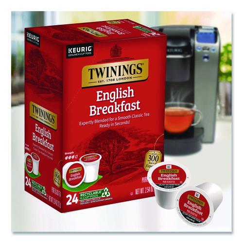 Image of TWININGS® TNA85780 Tea K-Cups, English Breakfast. 0.11, 24/Box