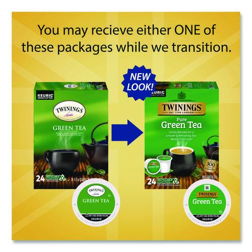 Image of TWININGS® TNA85788 Tea K-Cups, Green Tea, 0.11 oz, 24/Box