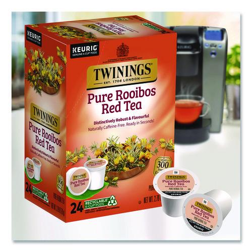 Image of TWININGSÂ® Tea K-Cups, Pure Rooibos Red Tea, 0.12 oz, 24/Box