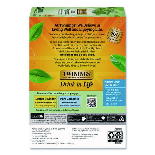 Image of TWININGS® TNA85813 Tea K-Cups, Pure Peppermint, 0.11 oz, 24/Box