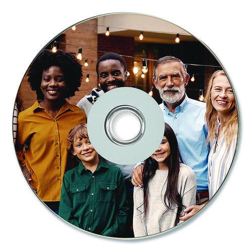 Image of Verbatim® 71126 Inkjet Media Labels, Matte White, 50 Sheets/Pack