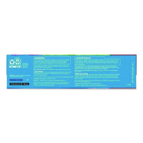 Image of Ziploc® 316489 Slider Storage Bags, Gallon, 9.5" x 2.63" x 10.56", Clear, 68 Bags