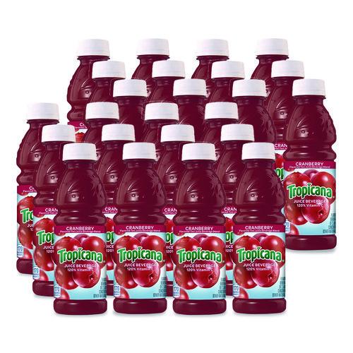 Image of Tropicana® TRO000838 JUICE BEVERAGE, CRANBERRY, 10 OZ BOTTLE, 24/CARTON