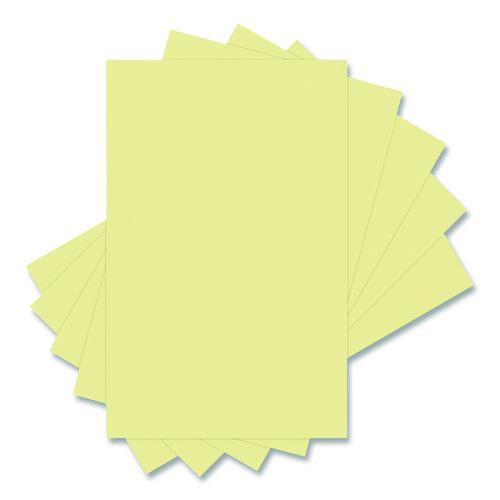 Image of Lettermark 94293RM Colors 30% Recycled Multipurpose Color Paper, 20 lb Bond Weight, 11 x 17, Canary, 500/Ream
