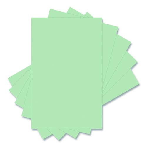 Image of Lettermark 94307RM Colors 30% Recycled Multipurpose Color Paper, 20 lb Bond Weight, 11 x 17, Pastel Green, 500/Ream