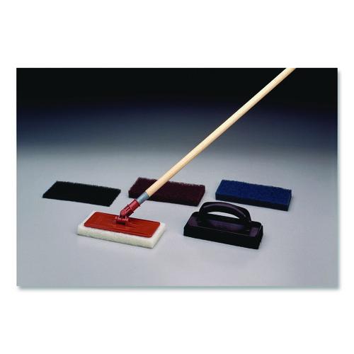 Image of 3M 8440 Doodlebug White Utility and Burnish Pads, 4.62 x 10, White, 10/Carton