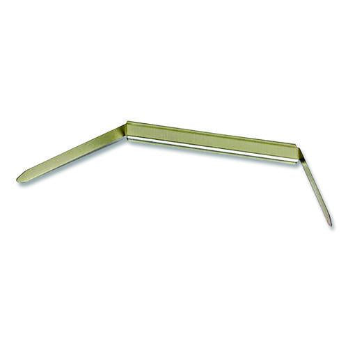 Image of Officemate OIC99714 Prong Fastener Base, 2" Capacity, 2.75" Center to Center, Silver, 100/Box