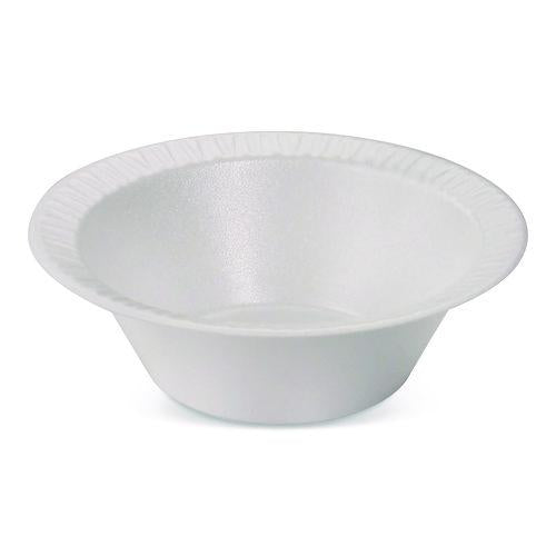 Image of SOLO® 12BWWCR Concorde Foam Bowls, 12 oz, White, 125/Pack